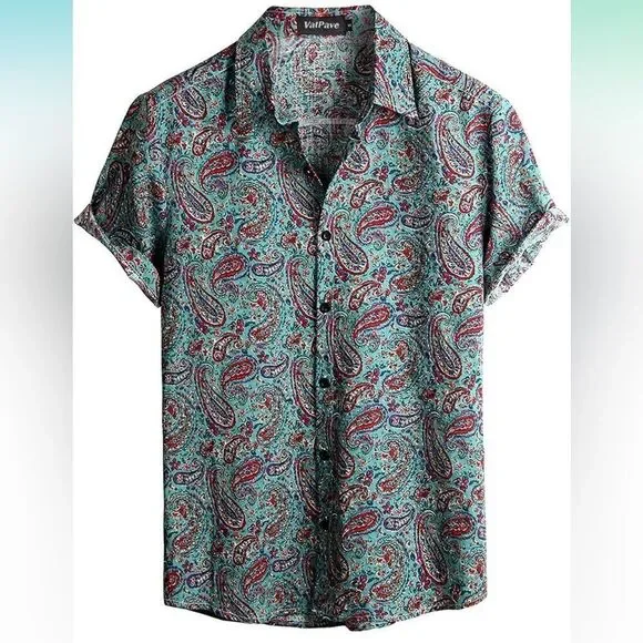 PAISLEY Button Up - Picture 1 of 6